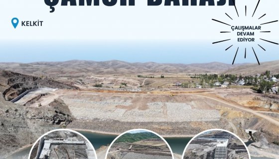 Gümüşhane Çamur Barajı Yapım İşi