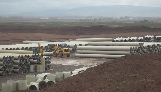 Sivas Şarkışla Kanak Sulaması İnşaatı İşi